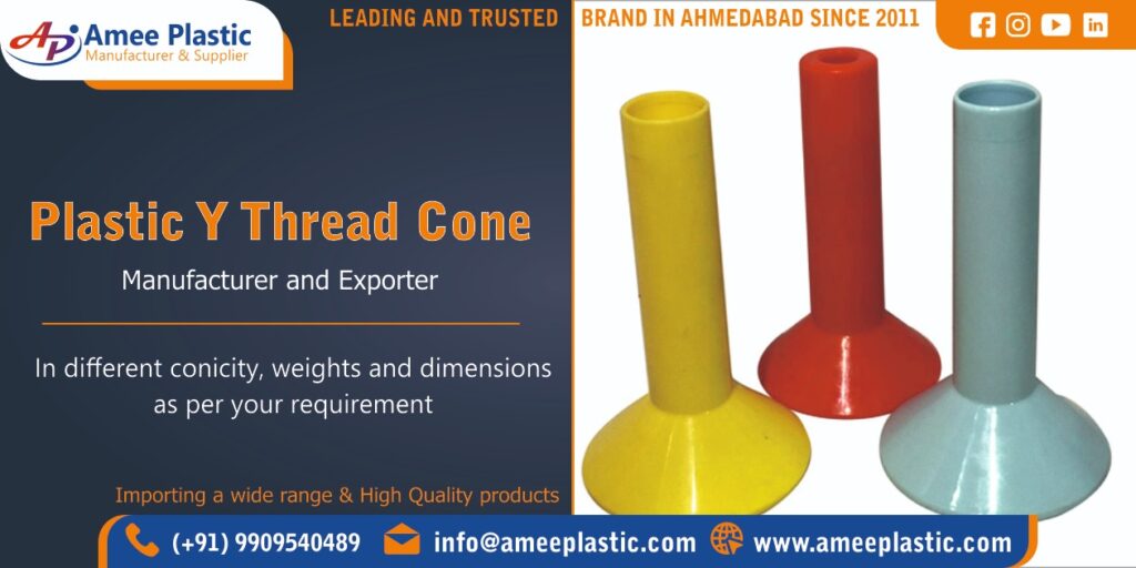 Plastic Y Thread Cone Cones Manufacturer & Importing in Ahmedabad
