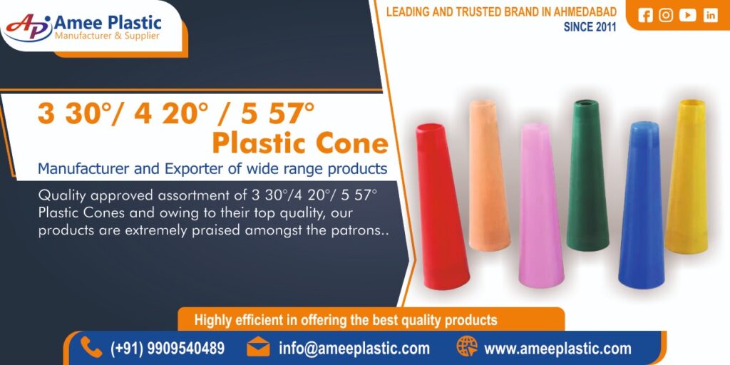 3 30°/4 20° /5 57° Plastic Cone Manufacturer in Ahmedabad