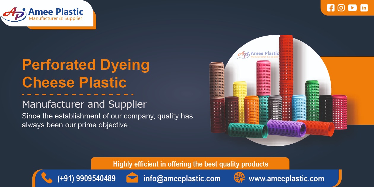 Perforated Dyeing Cheese Plastic Manufacturer in Ahmedabad, Gujarat ...